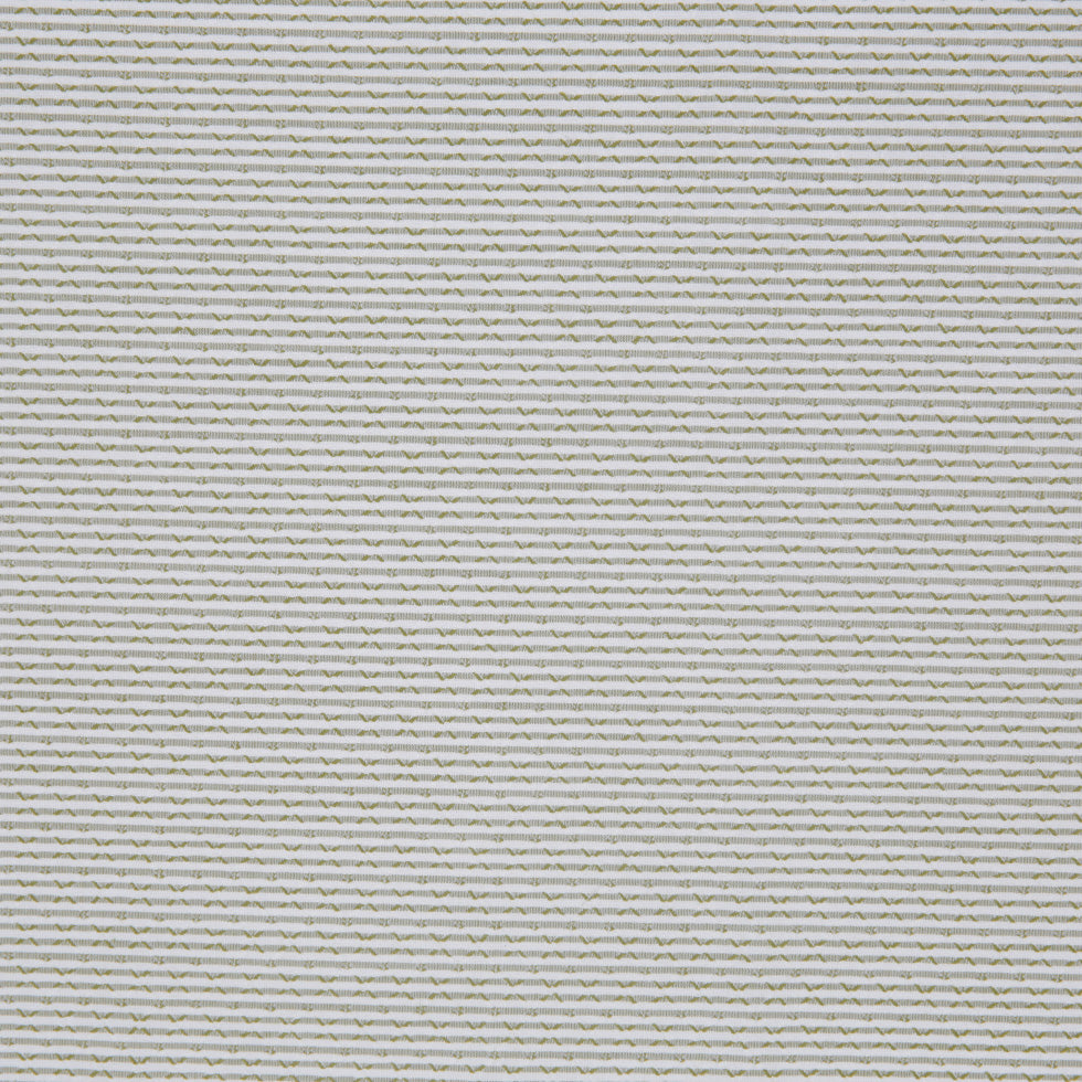 Italian White/Tarrgon Stretch Cotton Blended Brocade - Detail