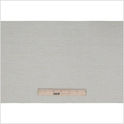 Italian White/Tarrgon Stretch Cotton Blended Brocade - Full