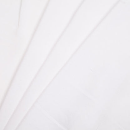 White Rayon Challis Folded