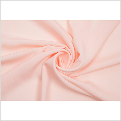 Blush Mechanical Stretch Polyester Crepe de Chine Folded