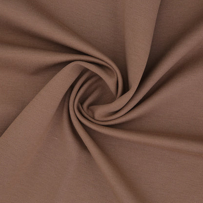 Taupe Stretch Nylon-Rayon Ponte Roma Full