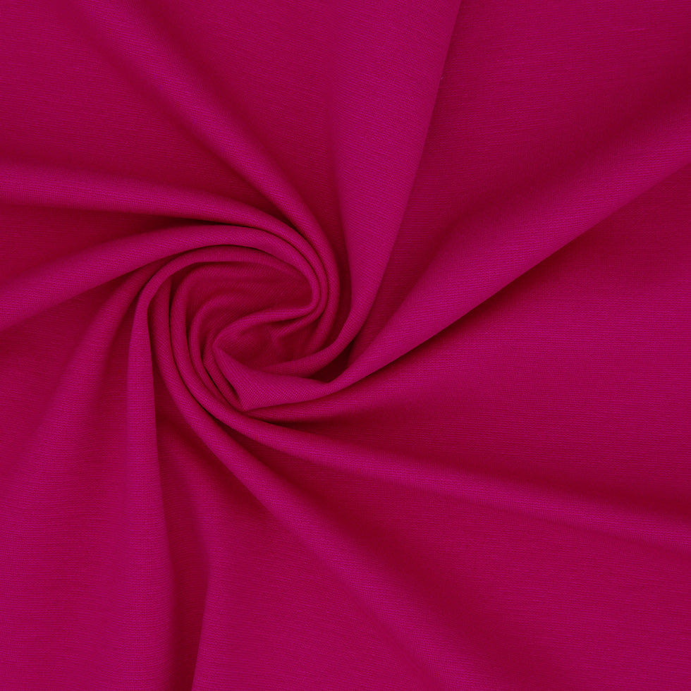Fuchsia Stretch Nylon-Rayon Ponte Roma
