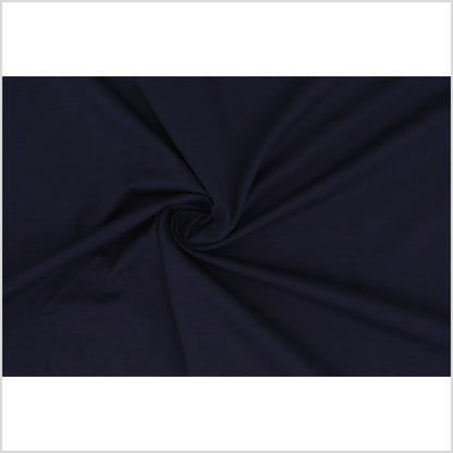 Navy Stretch Nylon-Rayon Ponte Roma Folded