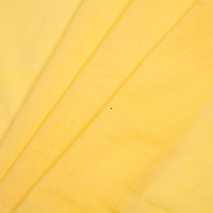 Yellow Solid Cotton Lawn Detail