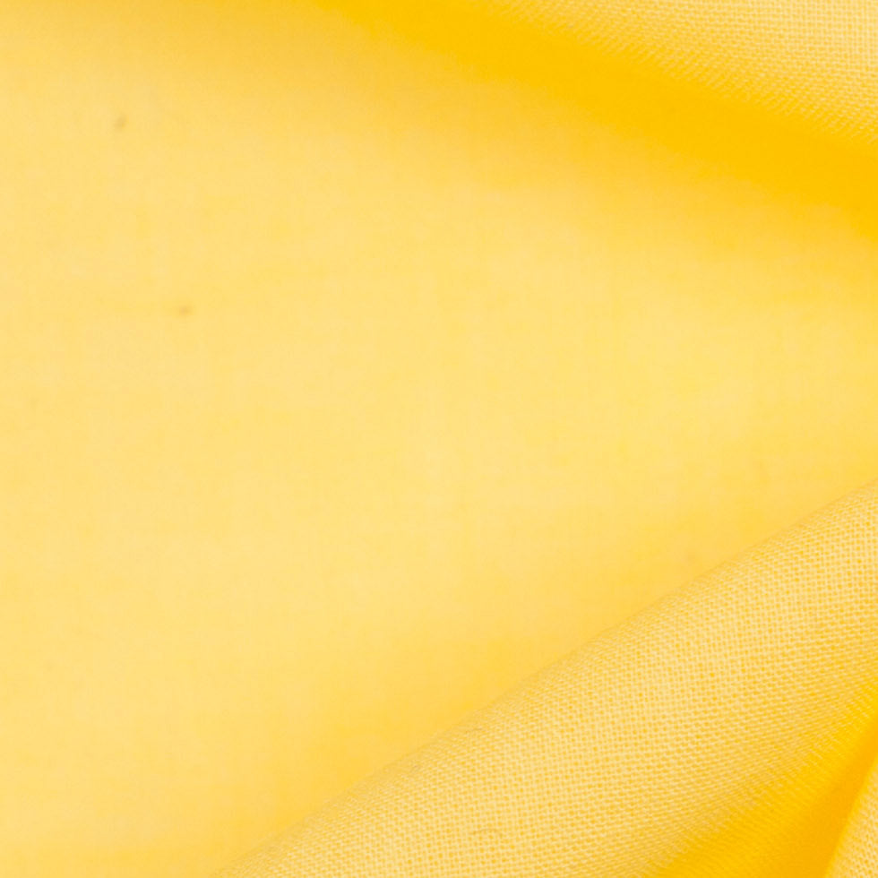 Yellow Solid Cotton Lawn Full