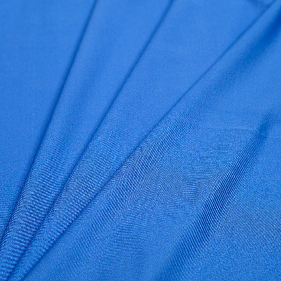 Royal Blue 4-Way Stretch Swimwear Tricot - Folded