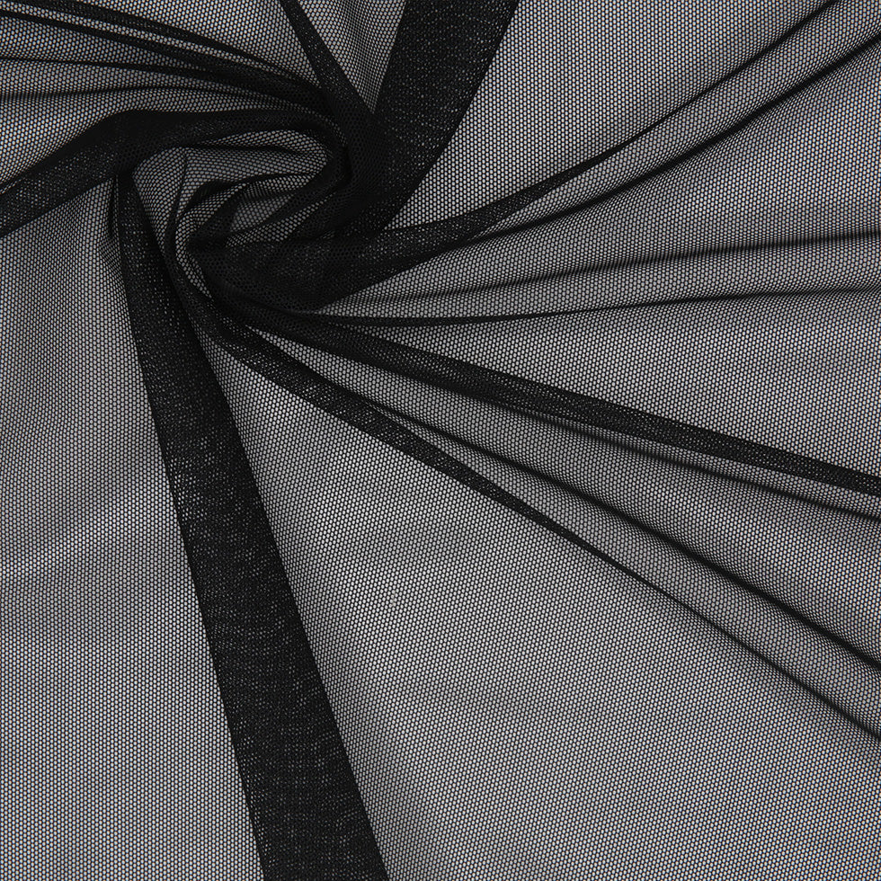 Polyester Stretch Mesh Black Stretch Polyester Power Mesh