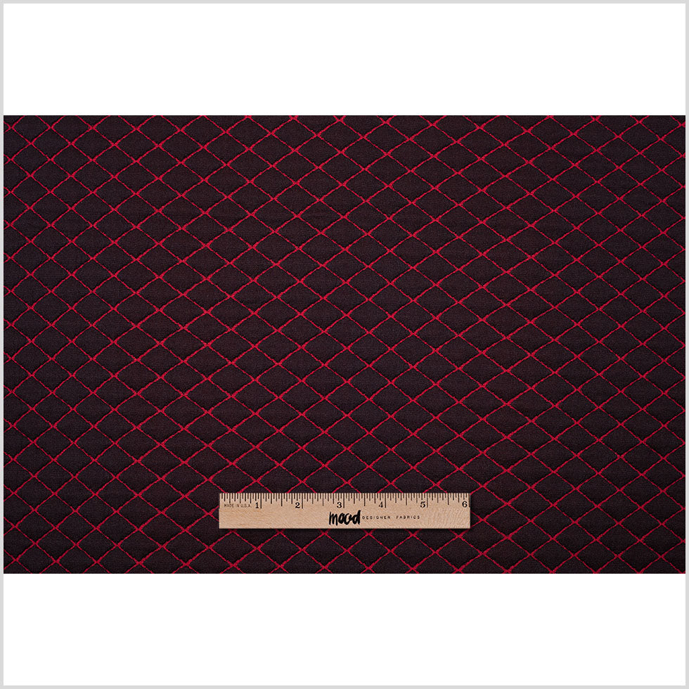 Black/Merlot Two Tone Polyester Quilt Full