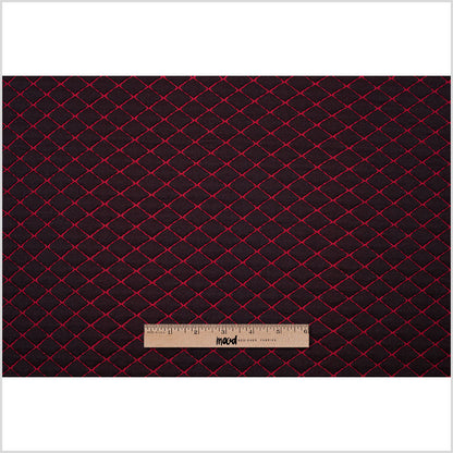 Black/Merlot Two Tone Polyester Quilt Full