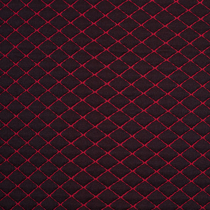 Black/Merlot Two Tone Polyester Quilt