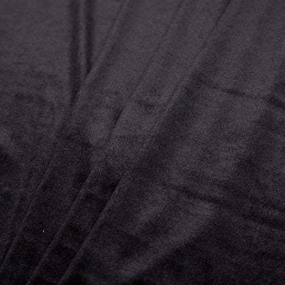 Polyester Stretch Velvet - Black Detail