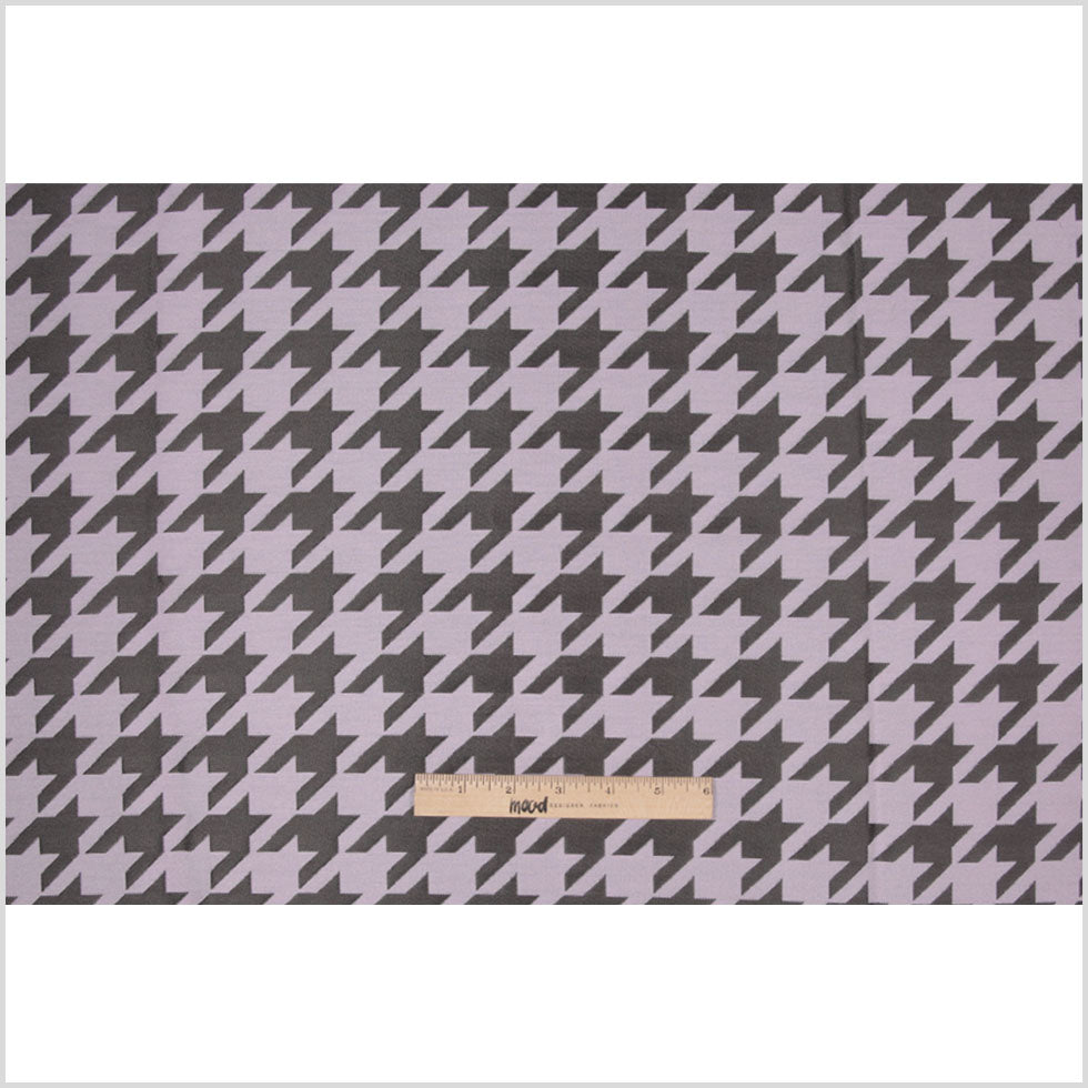 Lilac Houndstooth Polyester Brocade - Full