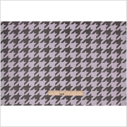 Lilac Houndstooth Polyester Brocade - Full