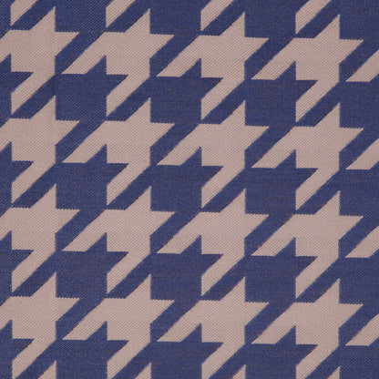 Denim Houndstooth Polyester Brocade Detail