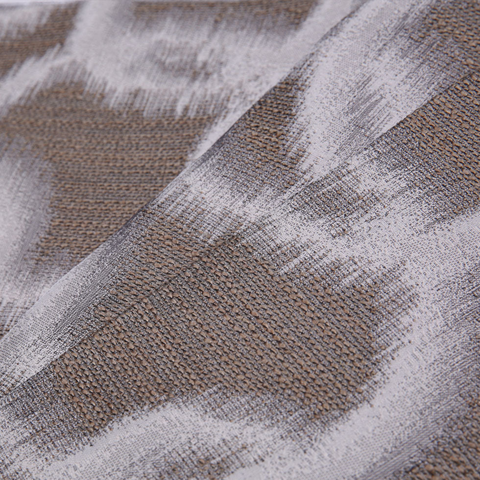 Antique Geometric Ikat Bubbles Polyester Woven - Folded