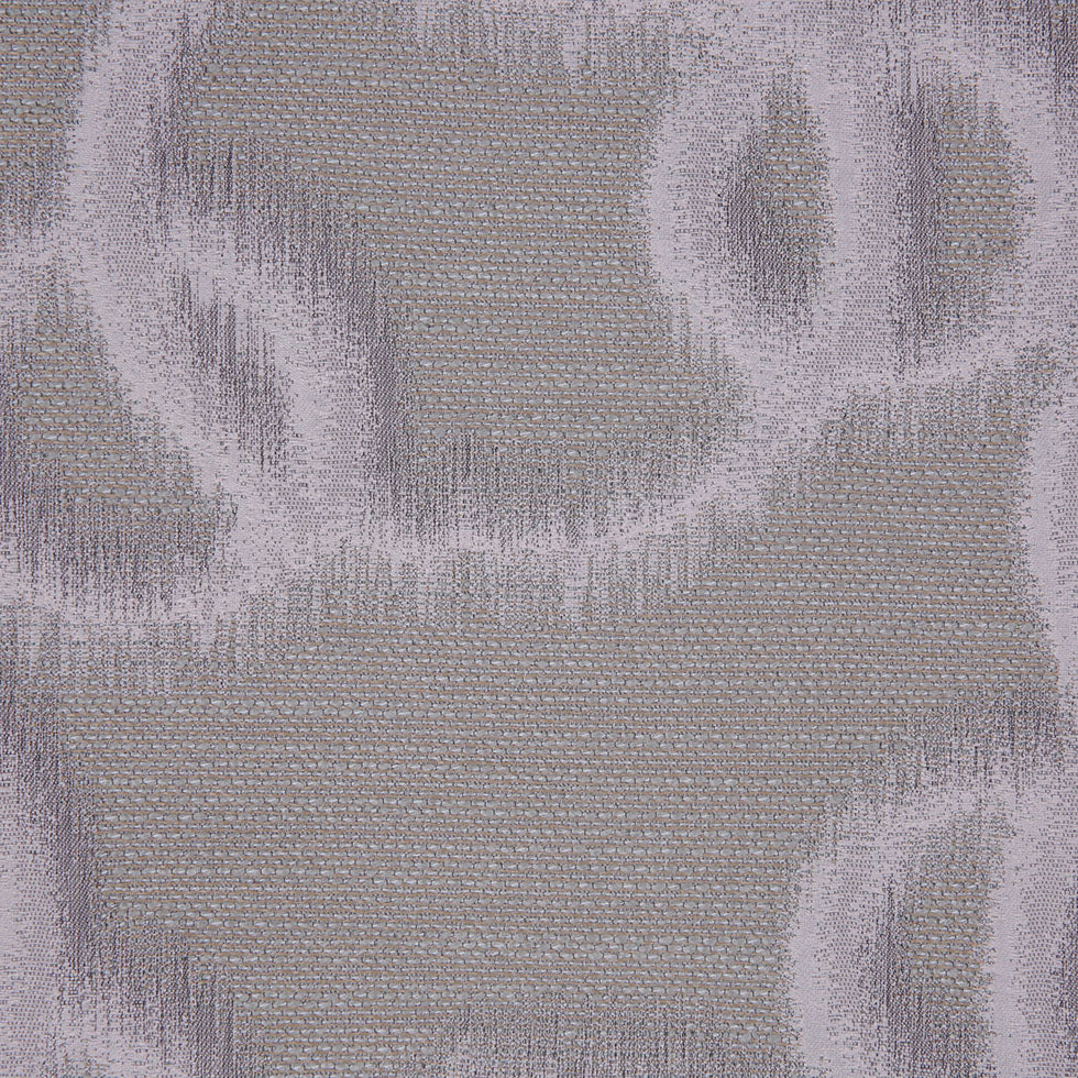 Taupe Geometric Ikat Bubbles Polyester Woven Detail