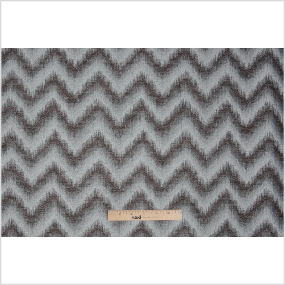Blue Zig-Zag Geometric Polyester Woven Full