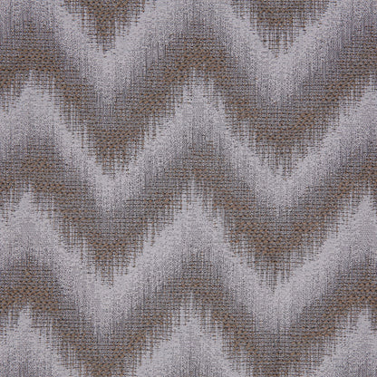 Gray Zig-Zag Geometric Polyester Woven Detail