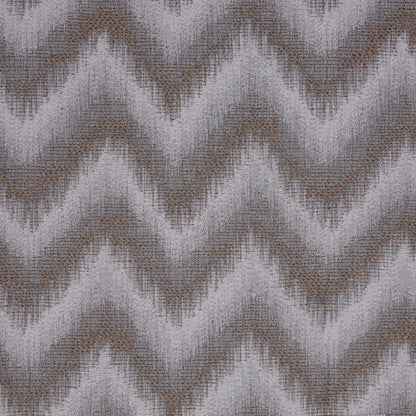 Gray Zig-Zag Geometric Polyester Woven