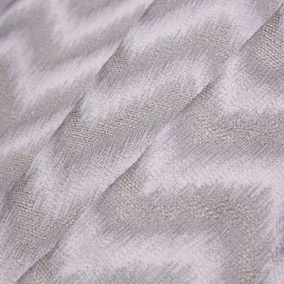 Sand Zig-Zag Geometric Polyester Woven - Folded