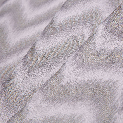 Sand Zig-Zag Geometric Polyester Woven - Folded