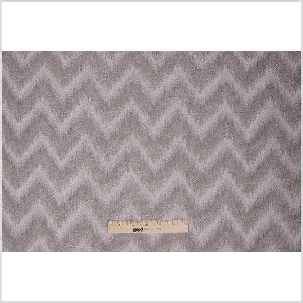 Sand Zig-Zag Geometric Polyester Woven - Full