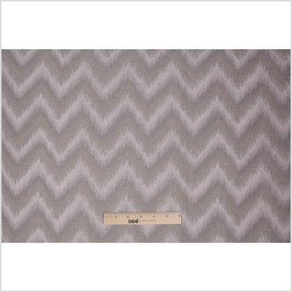Sand Zig-Zag Geometric Polyester Woven - Full