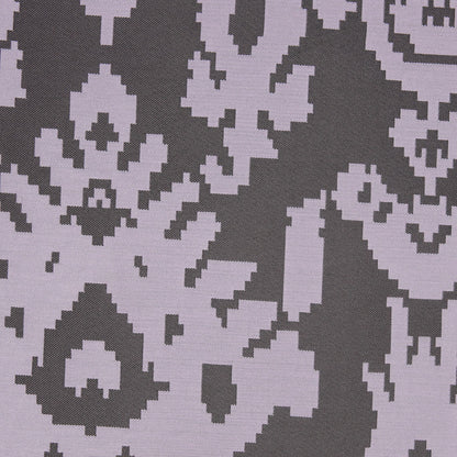 Lilac Geometric Polyester Brocade