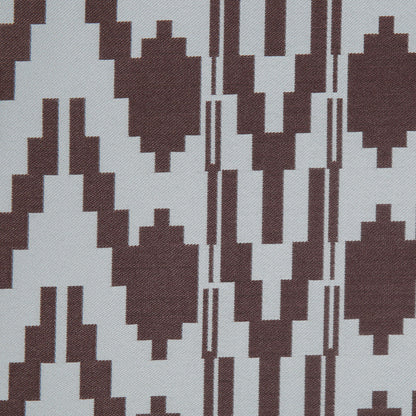 Mint Geometric Polyester Brocade Detail