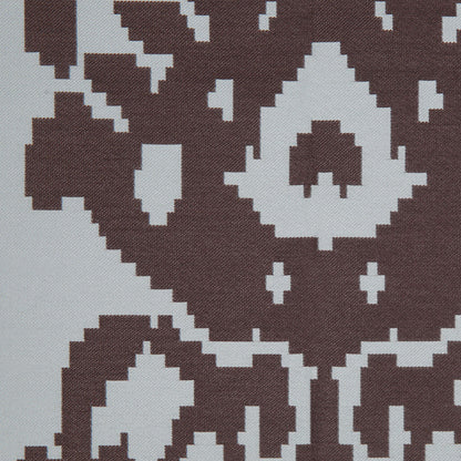 Mint Geometric Polyester Brocade Detail