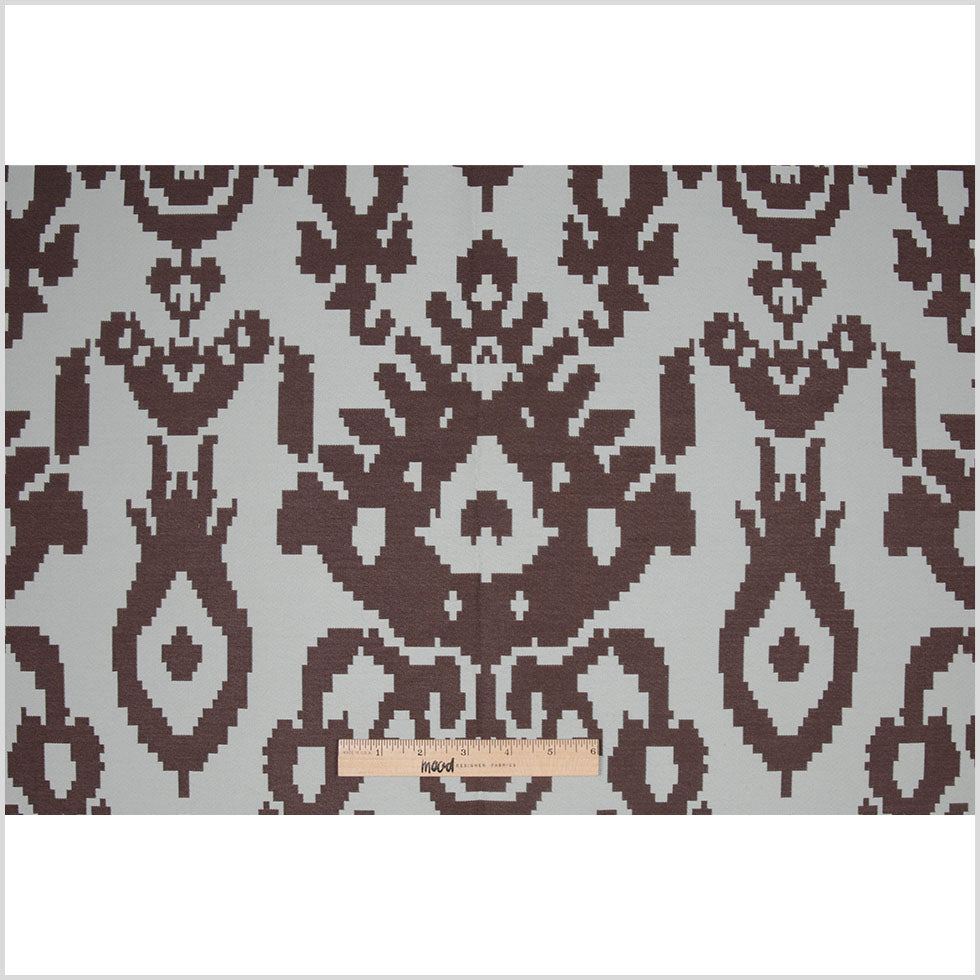 Mint Geometric Polyester Brocade Full