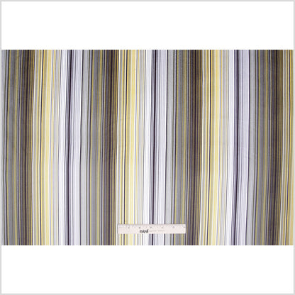 Yellow Striped Upholstery Velvet Full