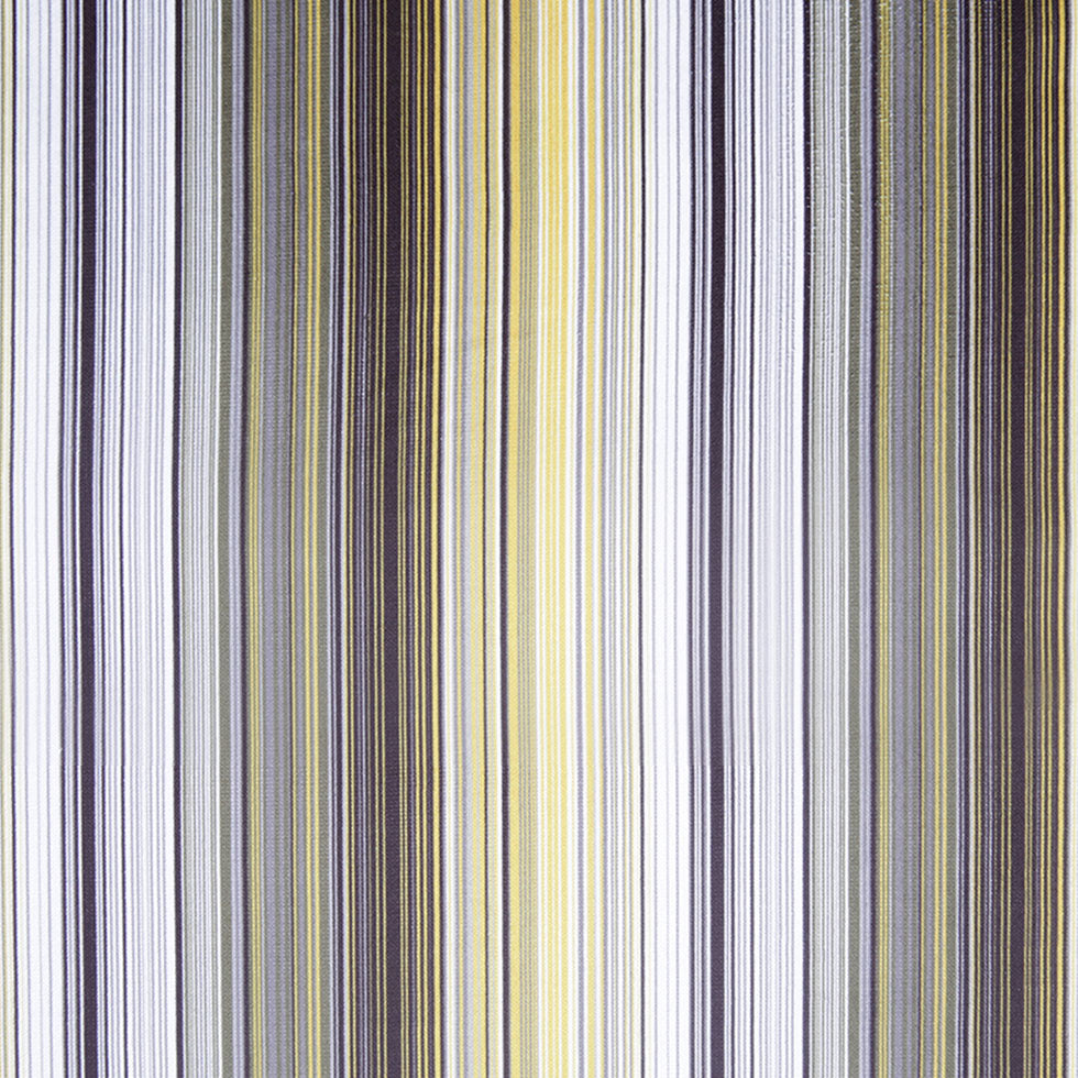 Yellow Striped Upholstery Velvet