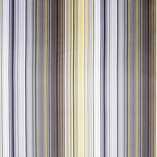 Yellow Striped Upholstery Velvet