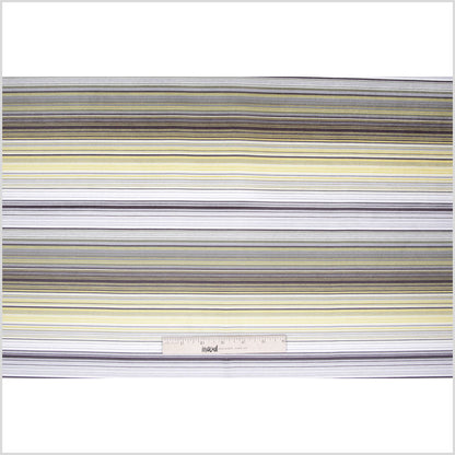 Turkish Yellow Striped Upholstery Velvet - Full