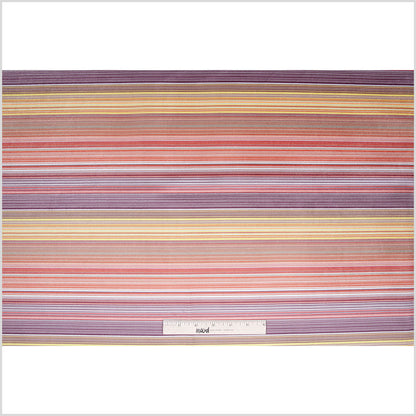 Brown Striped Upholstery Velvet Full