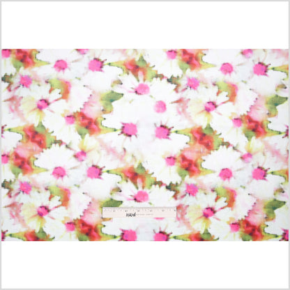 Pink Floral Upholstery Velvet Full