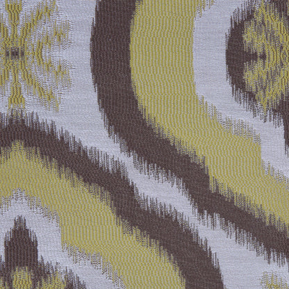 Gold Ikat Damask Polyester Woven Detail