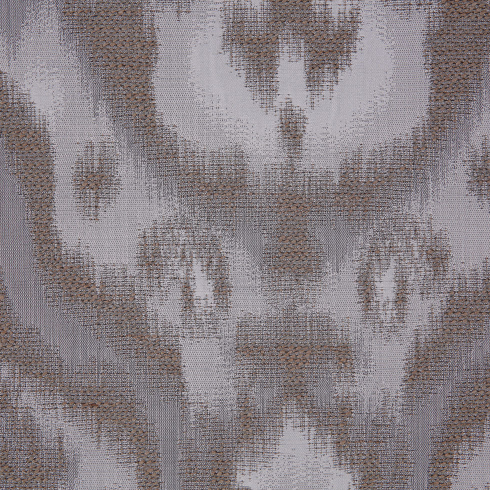 Gray Ikat Damask Polyester Woven - Detail