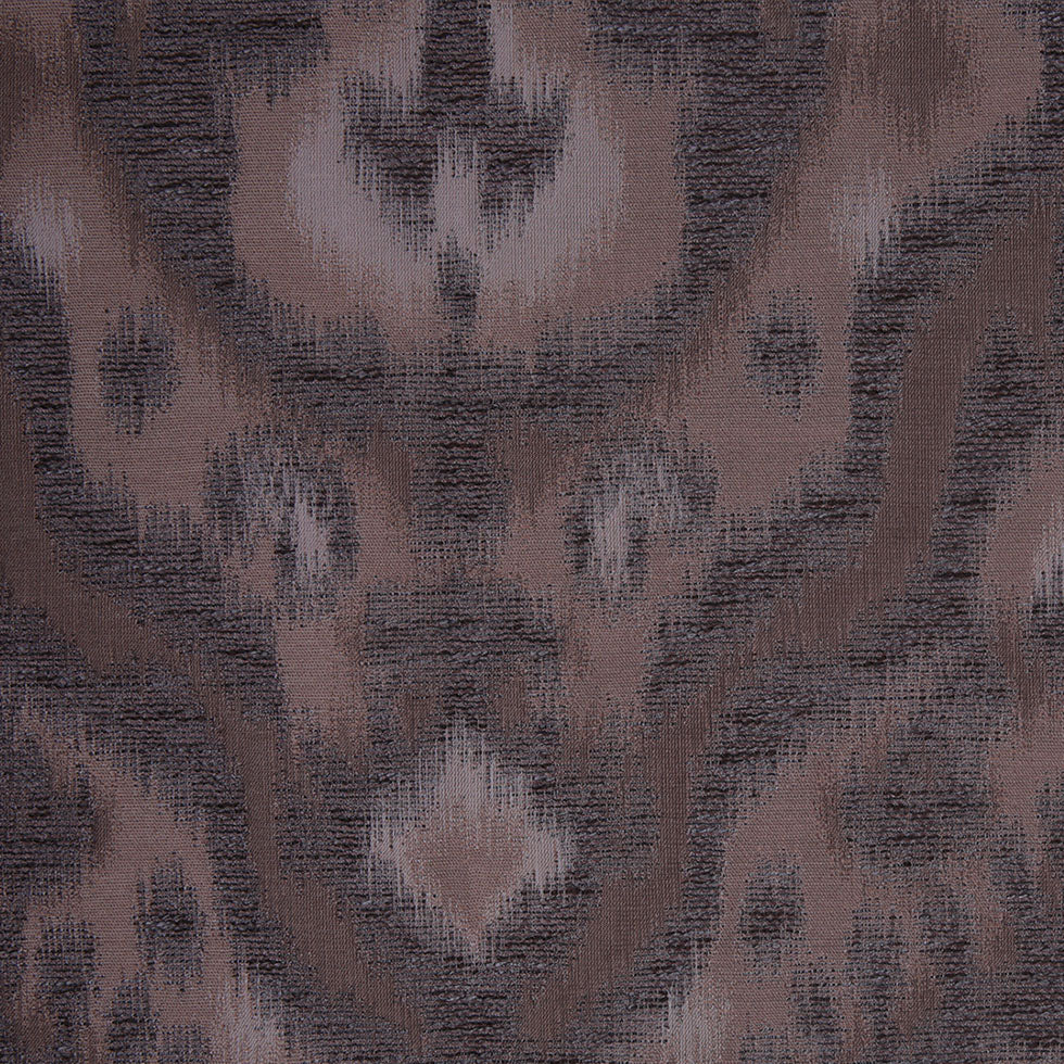 Espresso Ikat Damask Polyester Woven