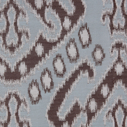 Ice Blue Damask Polyester Woven Detail