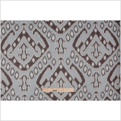 Ice Blue Damask Polyester Woven Full