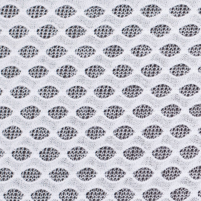 White Double Knit Honeycomb Mesh - Full