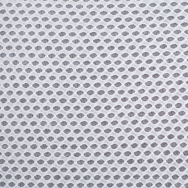 White Double Knit Honeycomb Mesh
