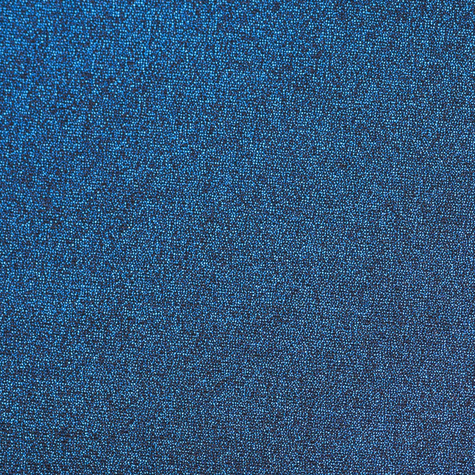 Metallic Royal Blue Glittery DTY Polyester Jersey Full