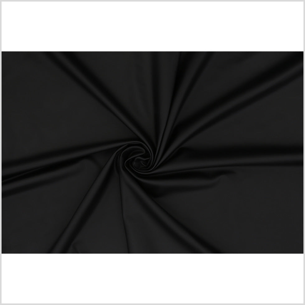 Black Stretch DTY Pleather - Folded