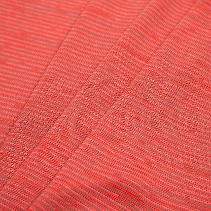 Dark Rust Viscose Blended Jersey Knit - Folded