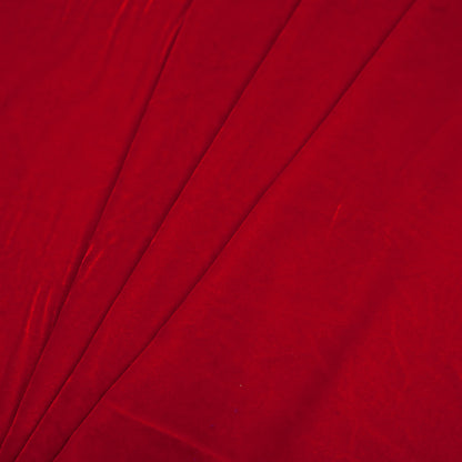 Polyester Micro Velvet - Red Detail