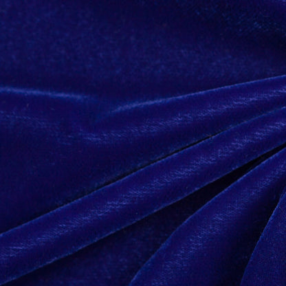 Polyester Micro Velvet - Primary Blue Full