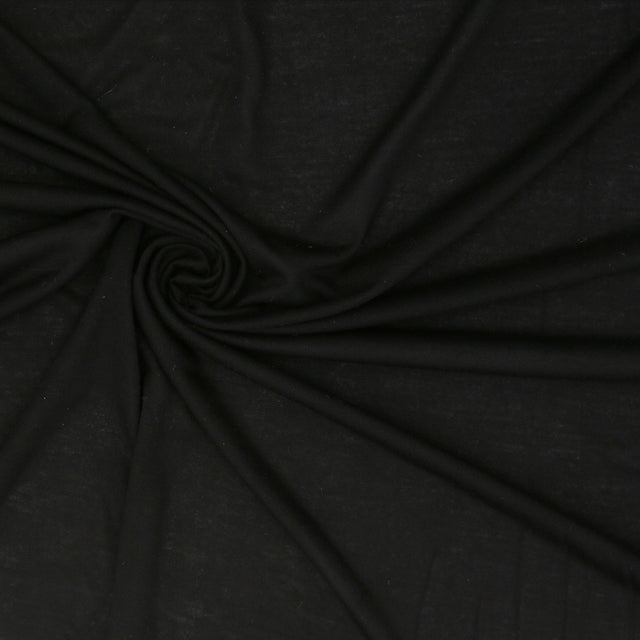 Black Micro Modal Jersey